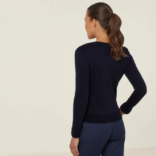 Picture of NNT Ladies Pure Wool Zip Front Cardigan